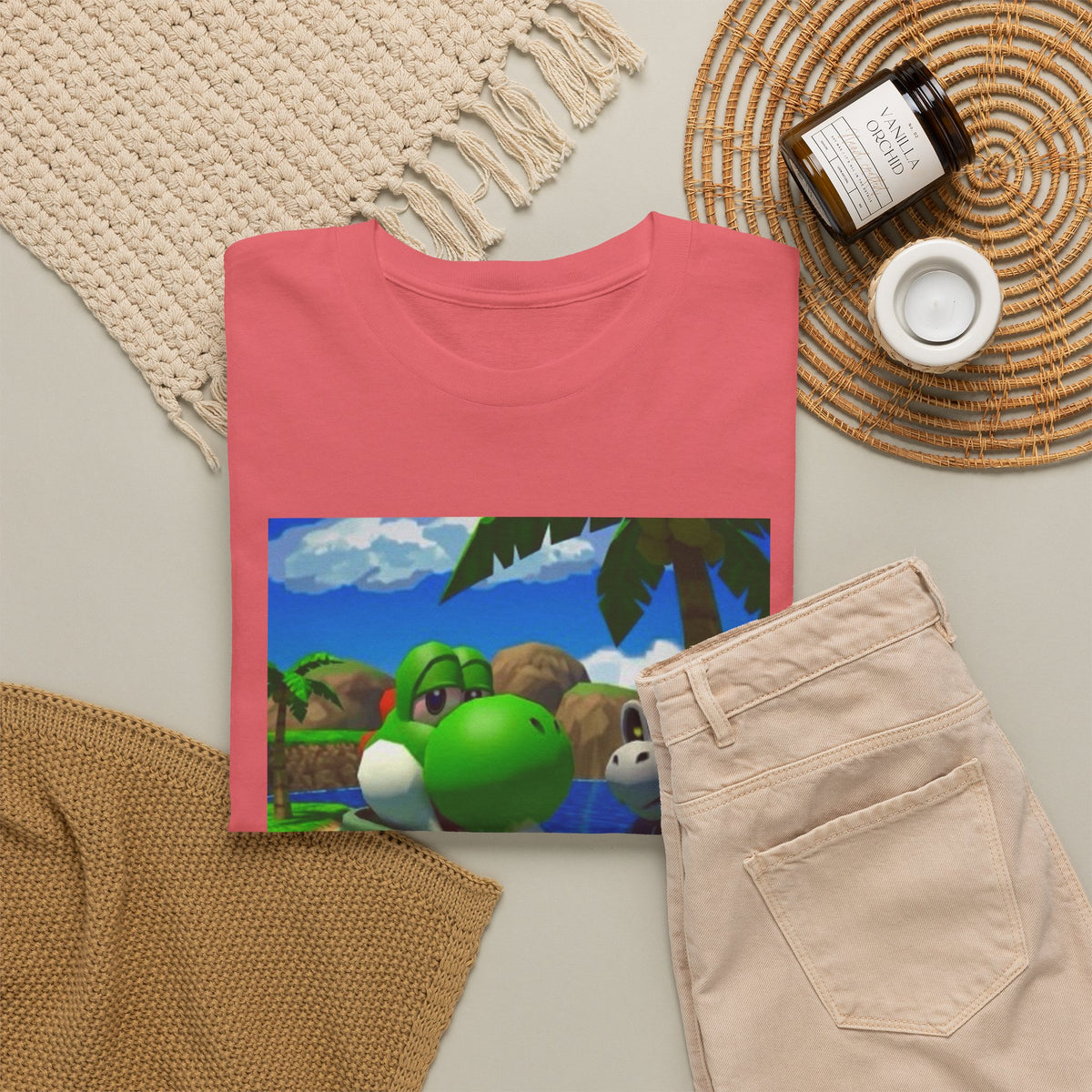 Yoshi And Dry Bones Smoking Blunts Tee