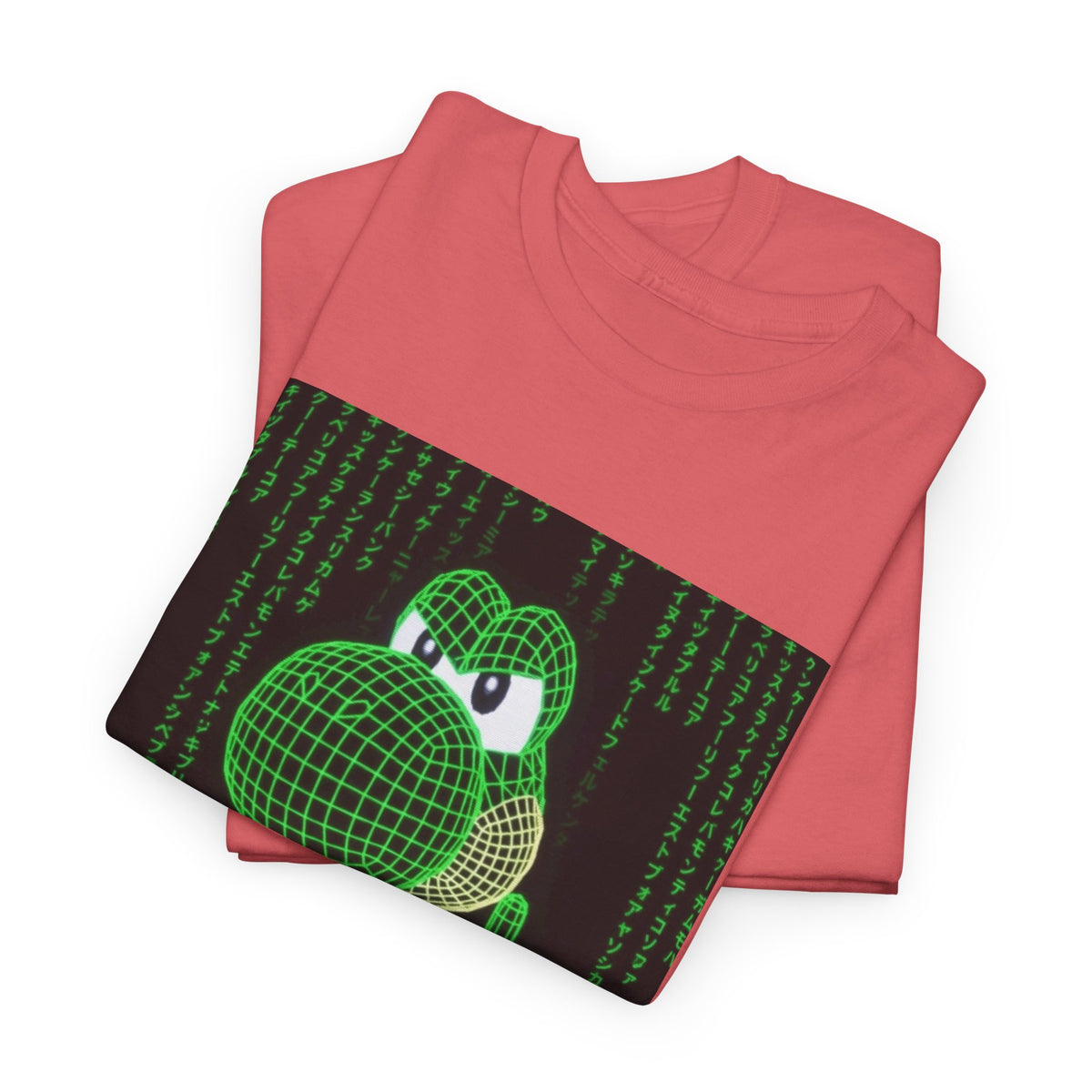 Wireframe Yoshi Flipping The Bird Tee