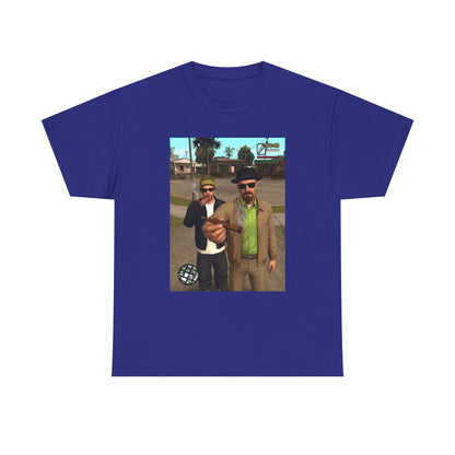 Heisenberg And Jesse Breaking Bad Grand Theft Auto Blunts Tee