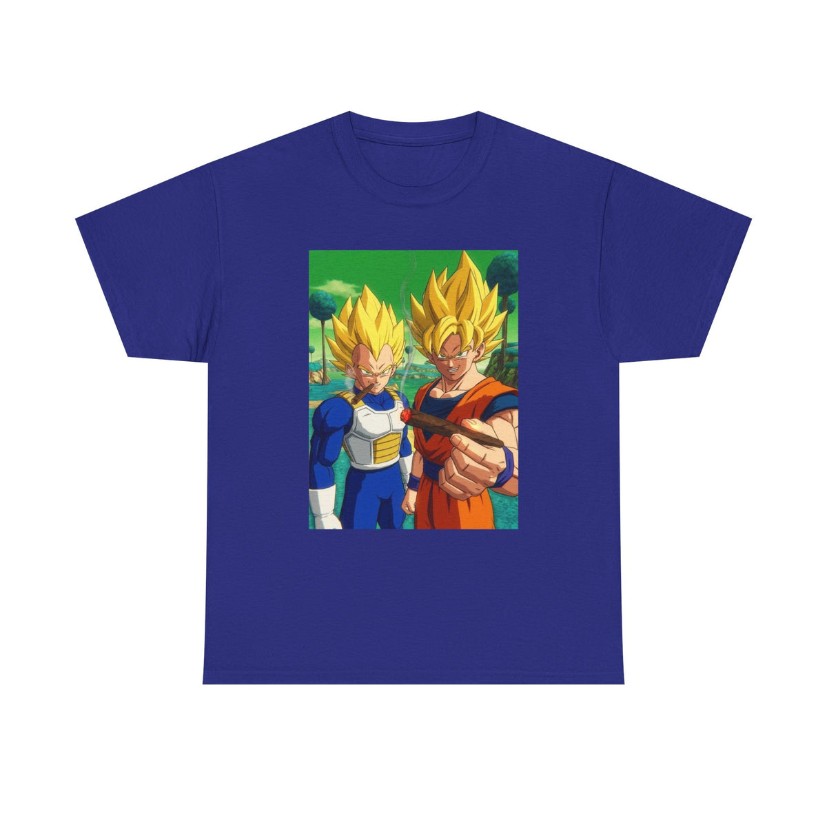 Goku and Vegeta Sharing a Blunt Tee