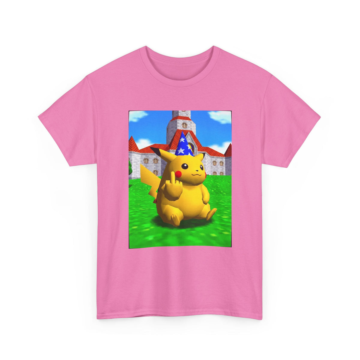 Salty Pikachu Giving The Middle Finger Tee