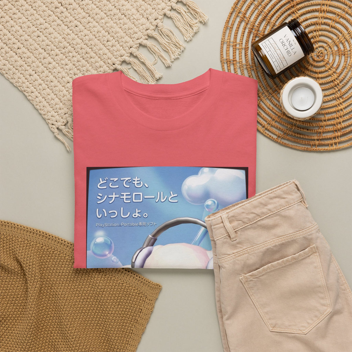 Cinnamoroll Gaming On Cloud PSP Tee