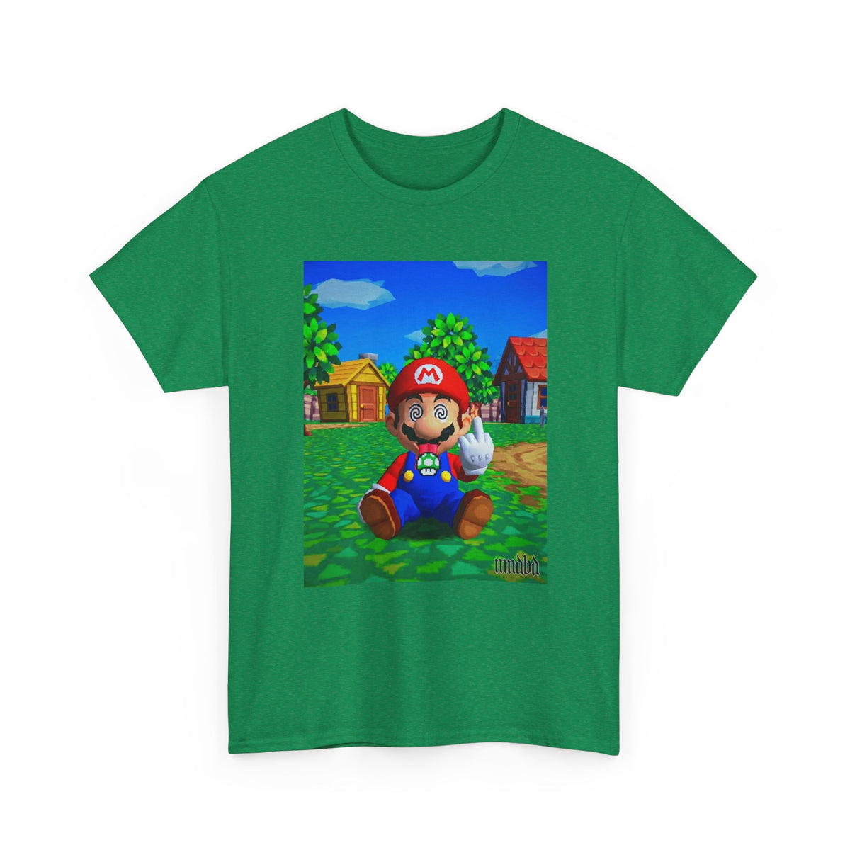 Mushroom-Tripping Mario Flips The Bird Tee