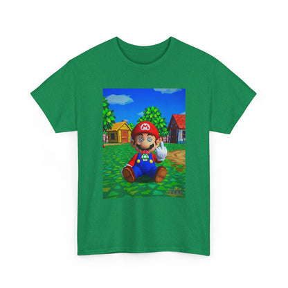 Mushroom-Tripping Mario Flips The Bird Tee