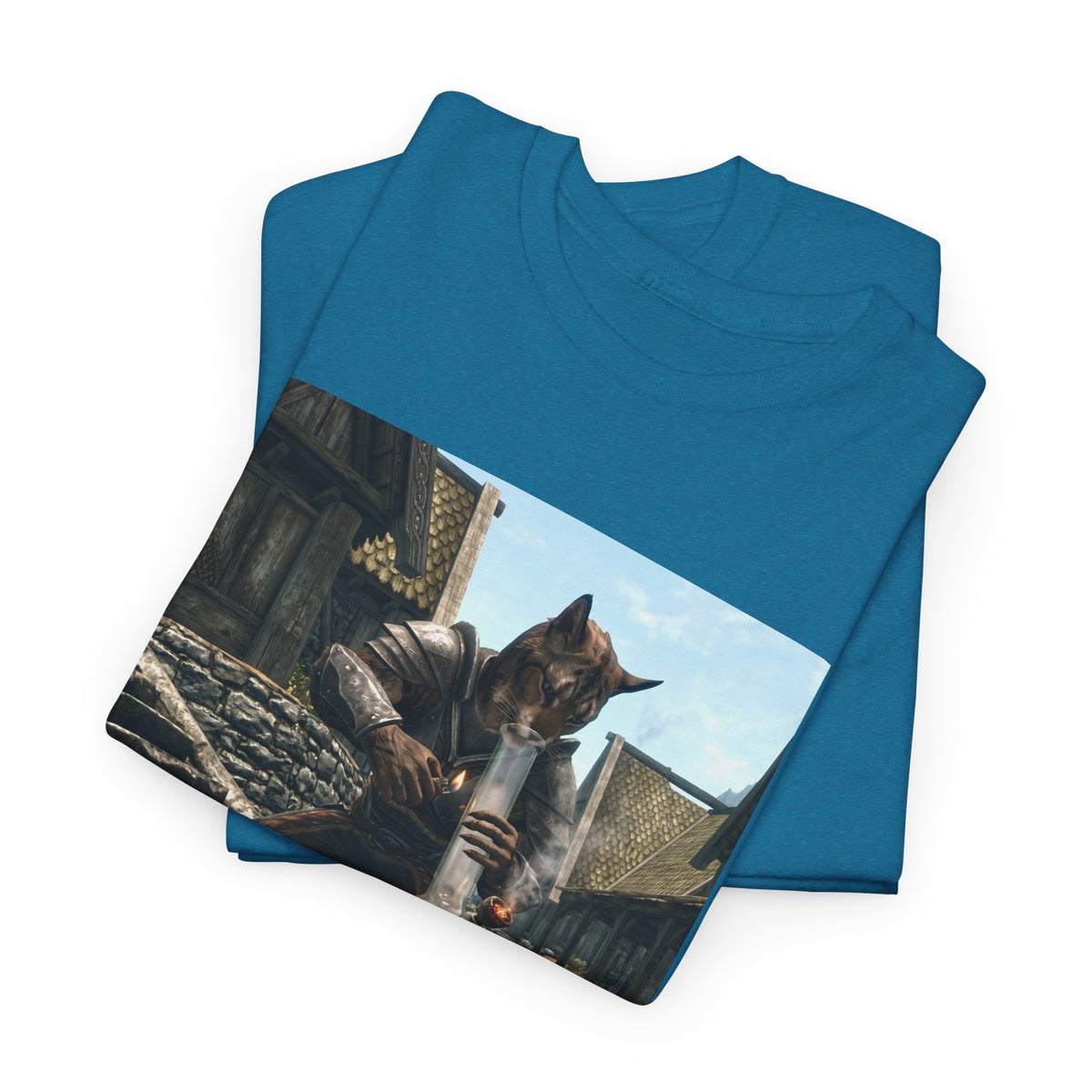 Neon Haze Horizon Graphic Tee