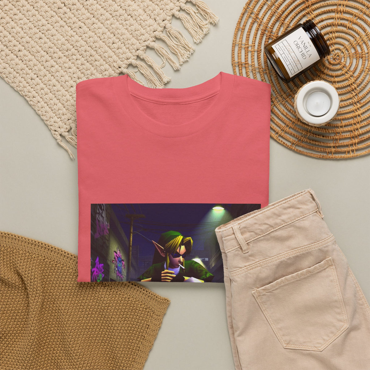 Skater Link Smoking In The Alley Tee (Design 7)