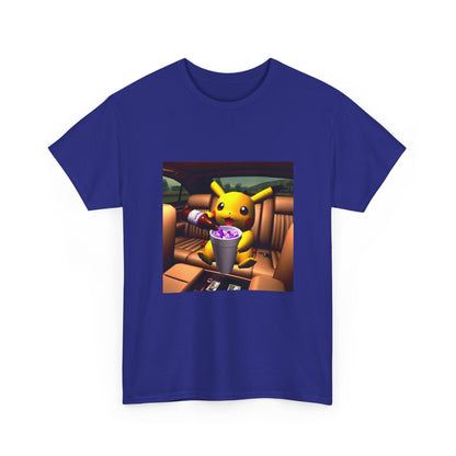 Pikachu Pouring Lean In Car Tee