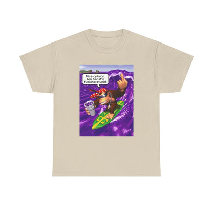 Donkey Kong Surfing Purple Wave Middle Finger
