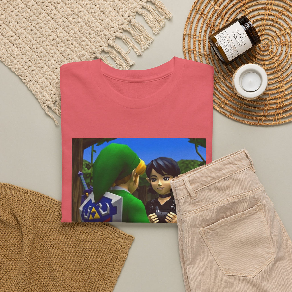 Link And Ocarina Girl Meeting