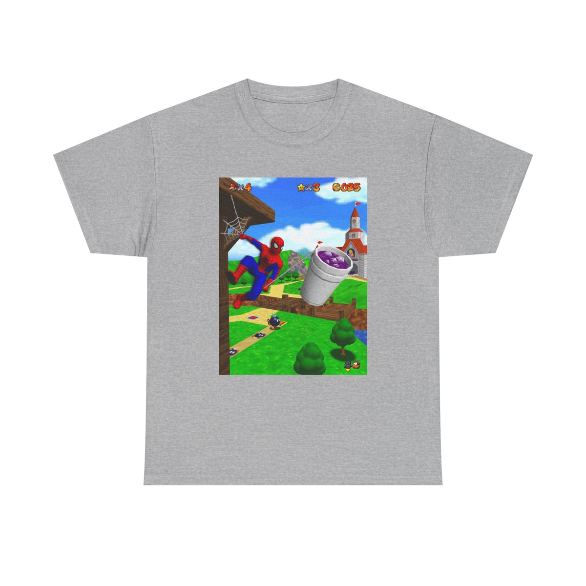 Spiderman Swinging With A Lean Cup Tee