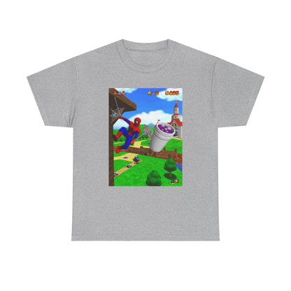 Spiderman Swinging With A Lean Cup Tee