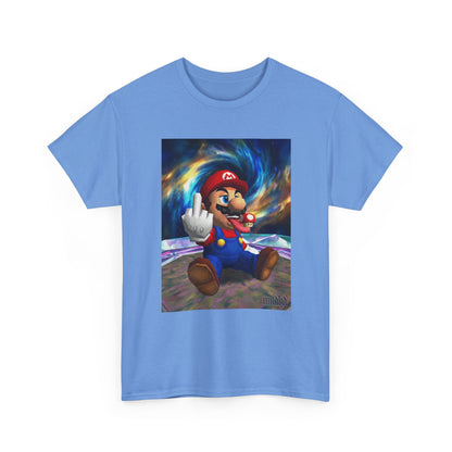 Mario Showing Middle Finger With Mushroom