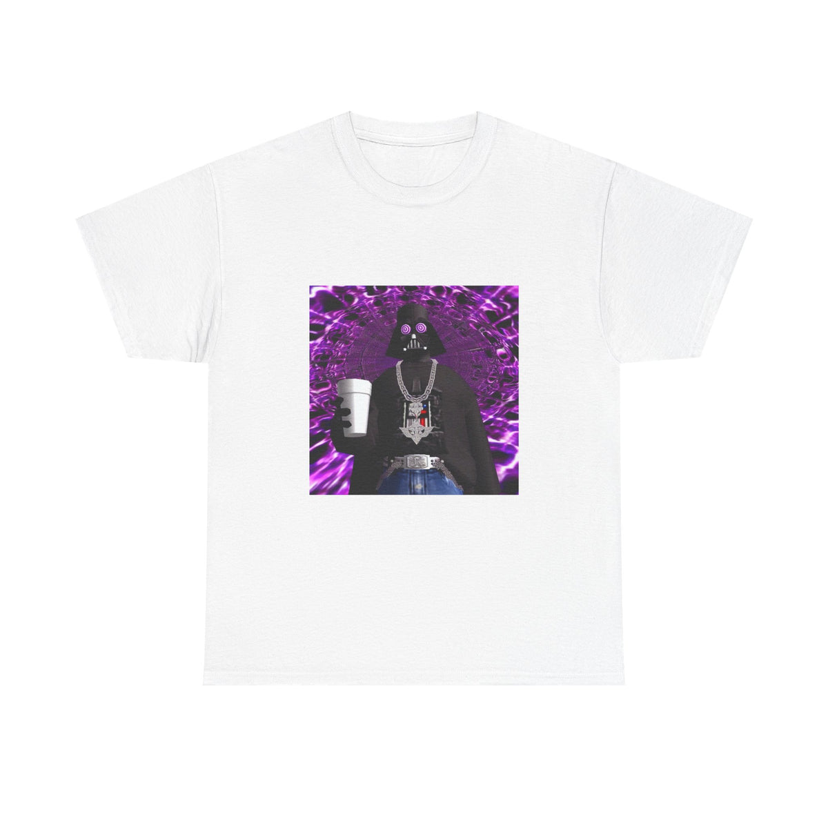 Stoner Vader Sipping Purple Drink Tee