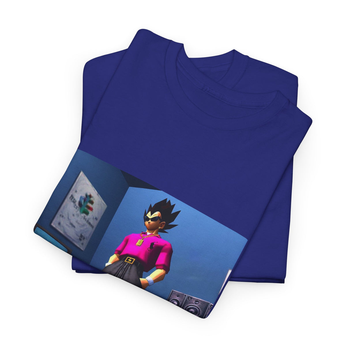 Y2K Vegeta Chilling With PlayStation Tee