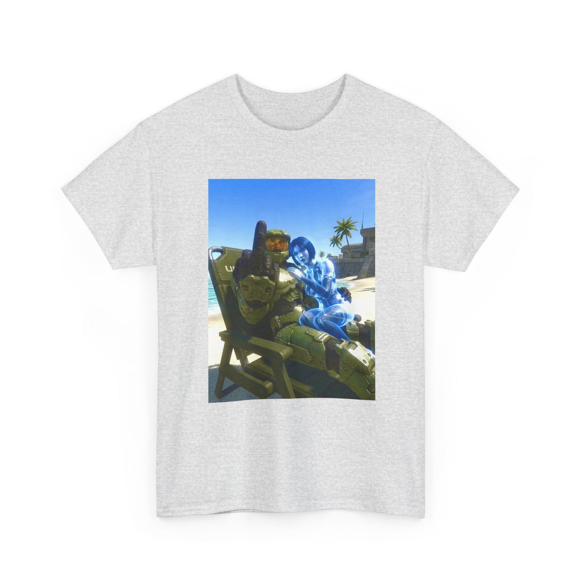 Master Chief And Cortana Chillin' Beach Vibes