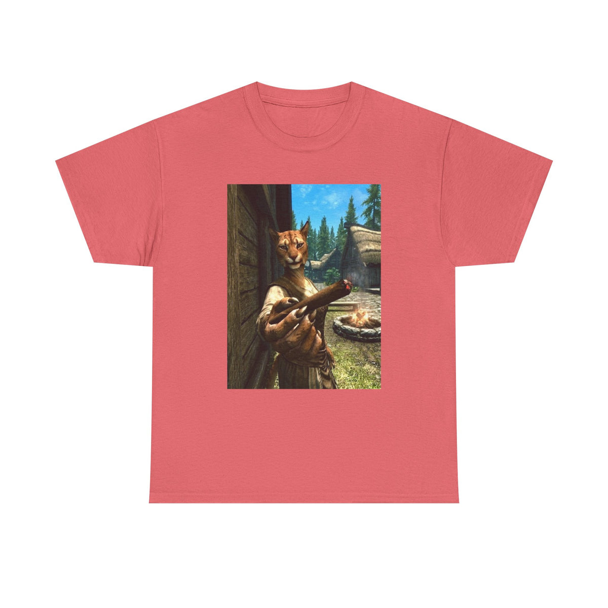 Khajiit Offering Big Blunt Tee