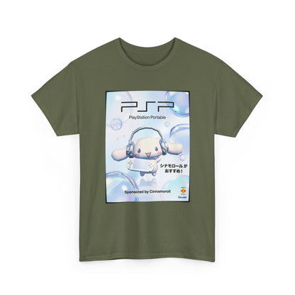 Cinnamoroll Gaming With A PlayStation Portable