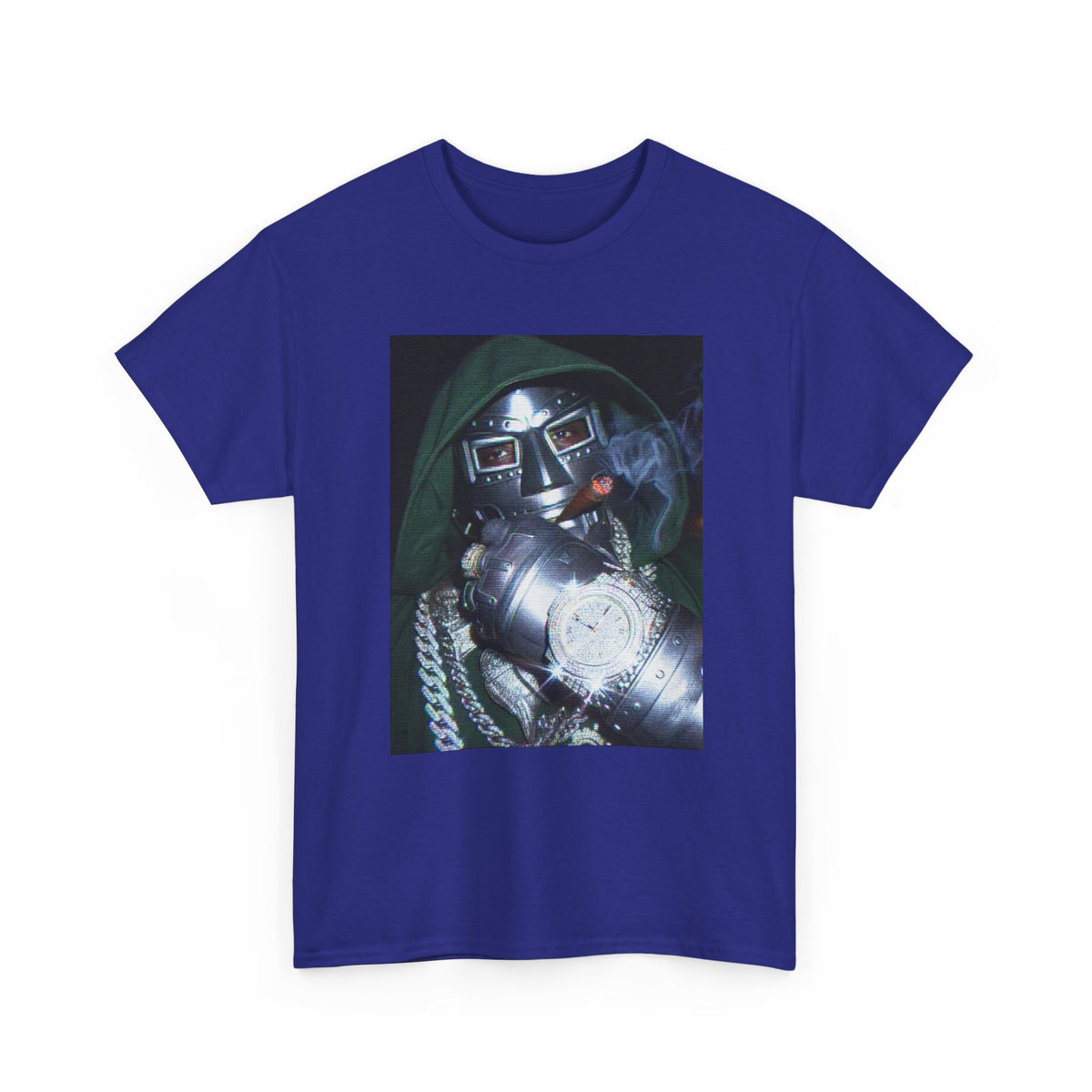 Villainous Rapper Smoking Diamond Bling Tee