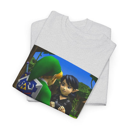 Link And Ocarina Girl Meeting