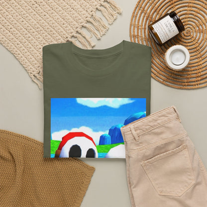 Shy Guy And Boo Flipping The Bird Tee