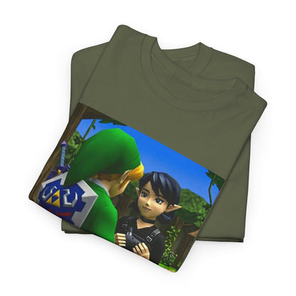 Link And Ocarina Girl Meeting