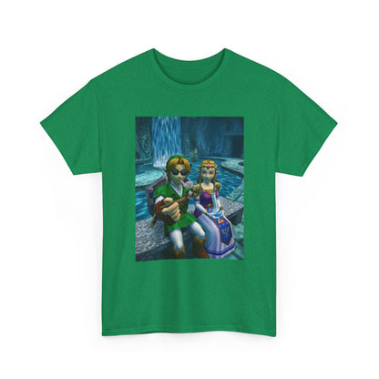 Link and Zelda Chilling and Smoking
