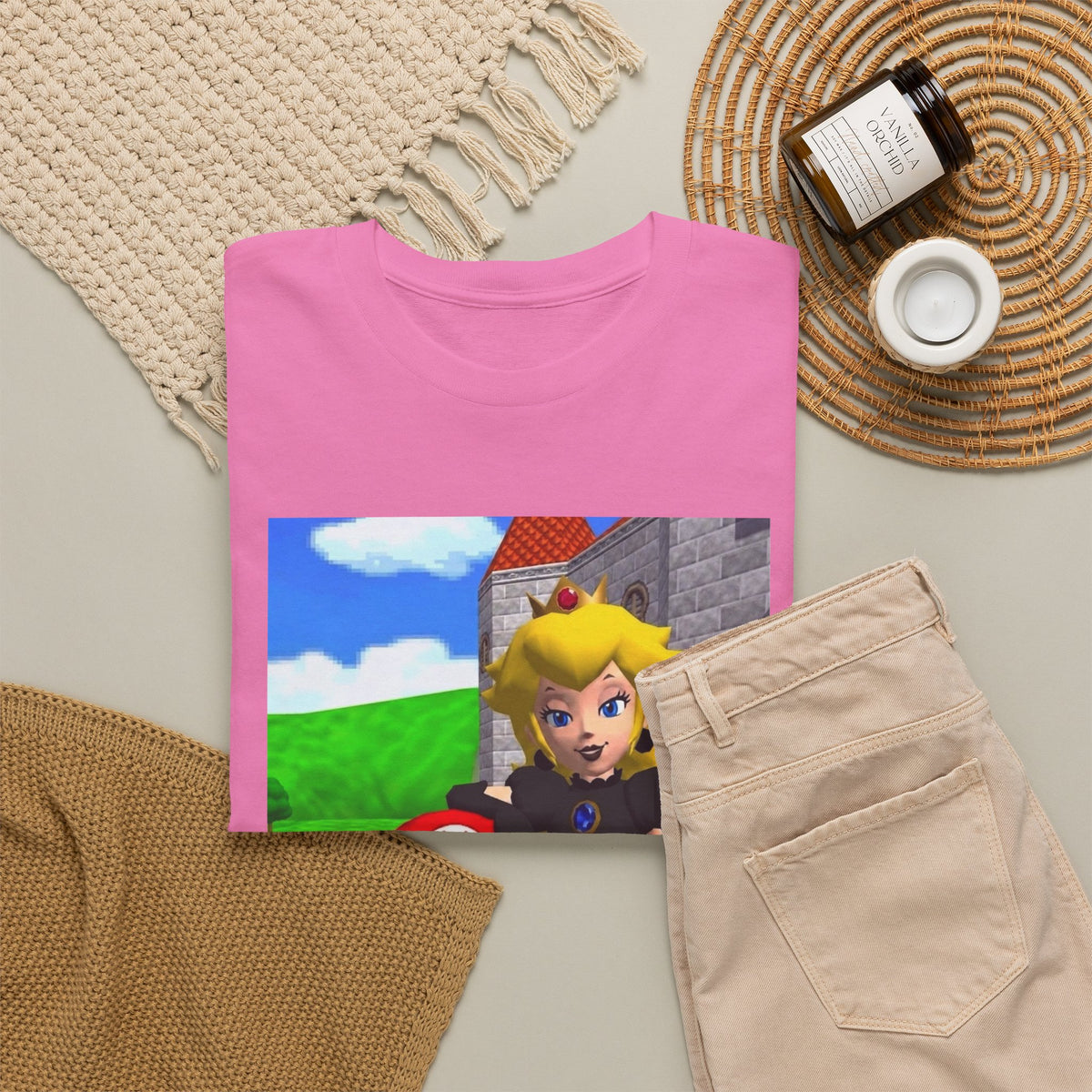 Princess Peach Flipping The Bird Tee