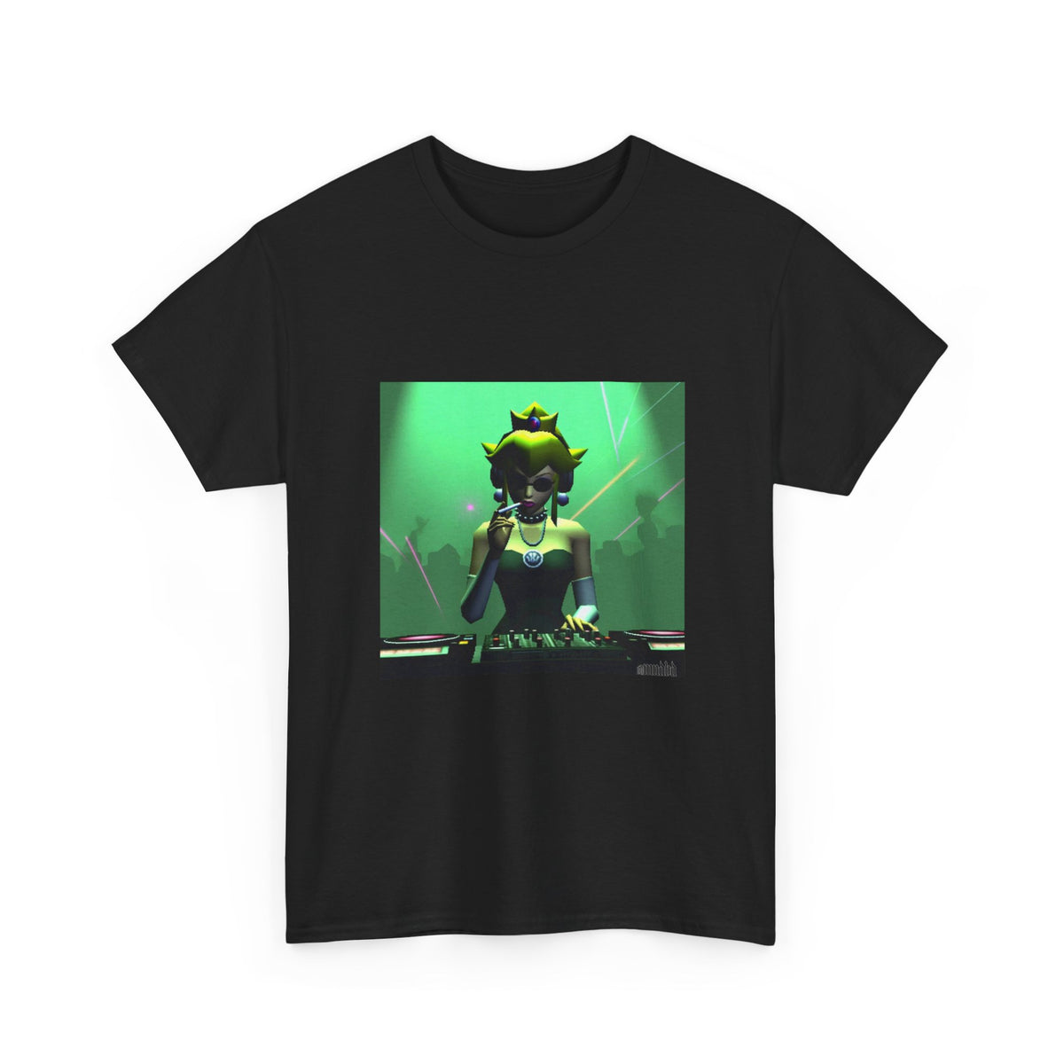 Princess Peach DJing And Smoking Tee