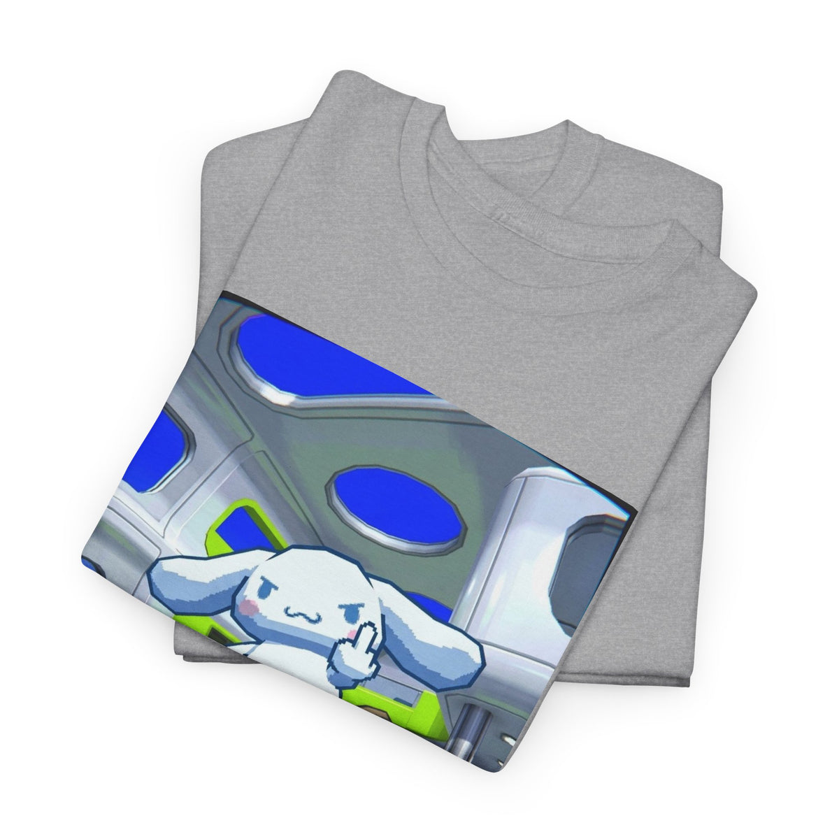 Cinnamoroll Skater Flipping Off Tee