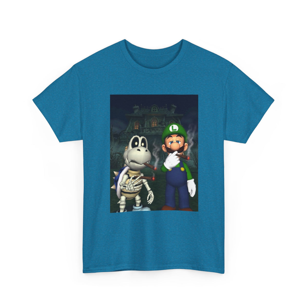 Luigi and Dry Bones Smoking Blunts Tee