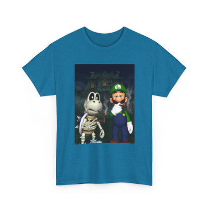 Luigi and Dry Bones Smoking Blunts Tee