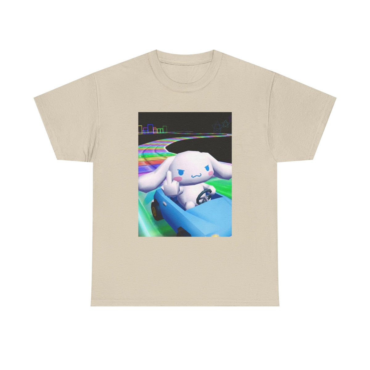 Cinnamoroll Kart Race Middle Finger Tee