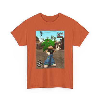 Stoned Green Hedgehog Blazing In Grove Street