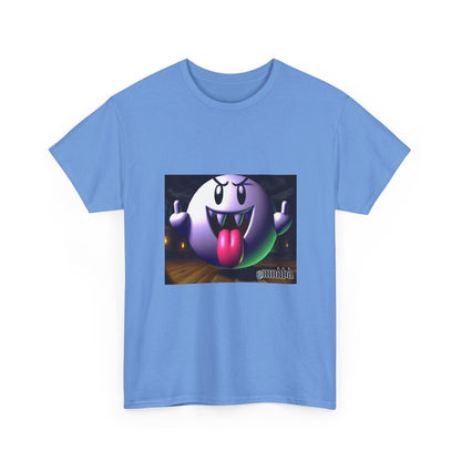 Edgy Ghost Flipping The Bird Tee