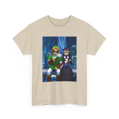 Hero and Princess Taking A Hit Tee