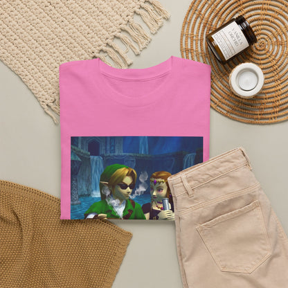 Link And Zelda Chillin' By The Water