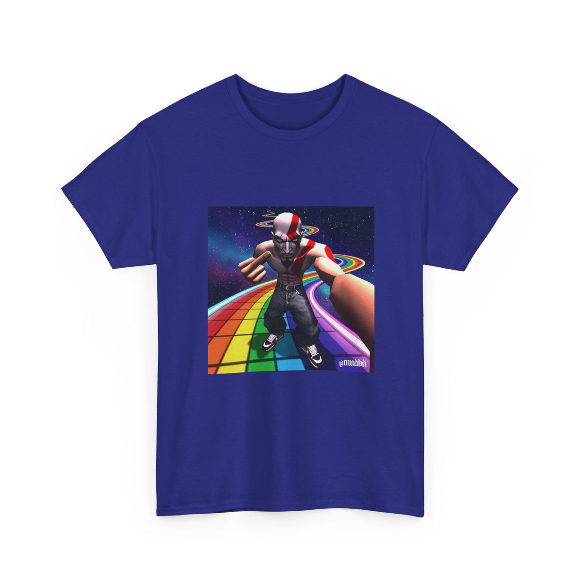 Kratos Flips Off On Rainbow Road
