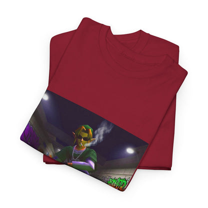 Stoner Link Skateboarding In Graffiti Alley Tee