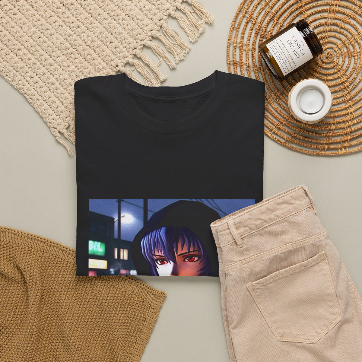 Rei Ayanami cruising GTA San Andreas Tee (Design 2)