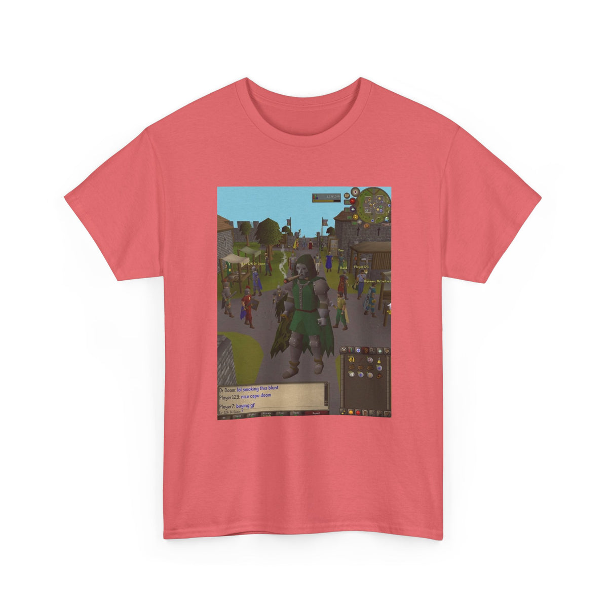 Pixelated Dr. Doom Smoking A Blunt In Gielinor