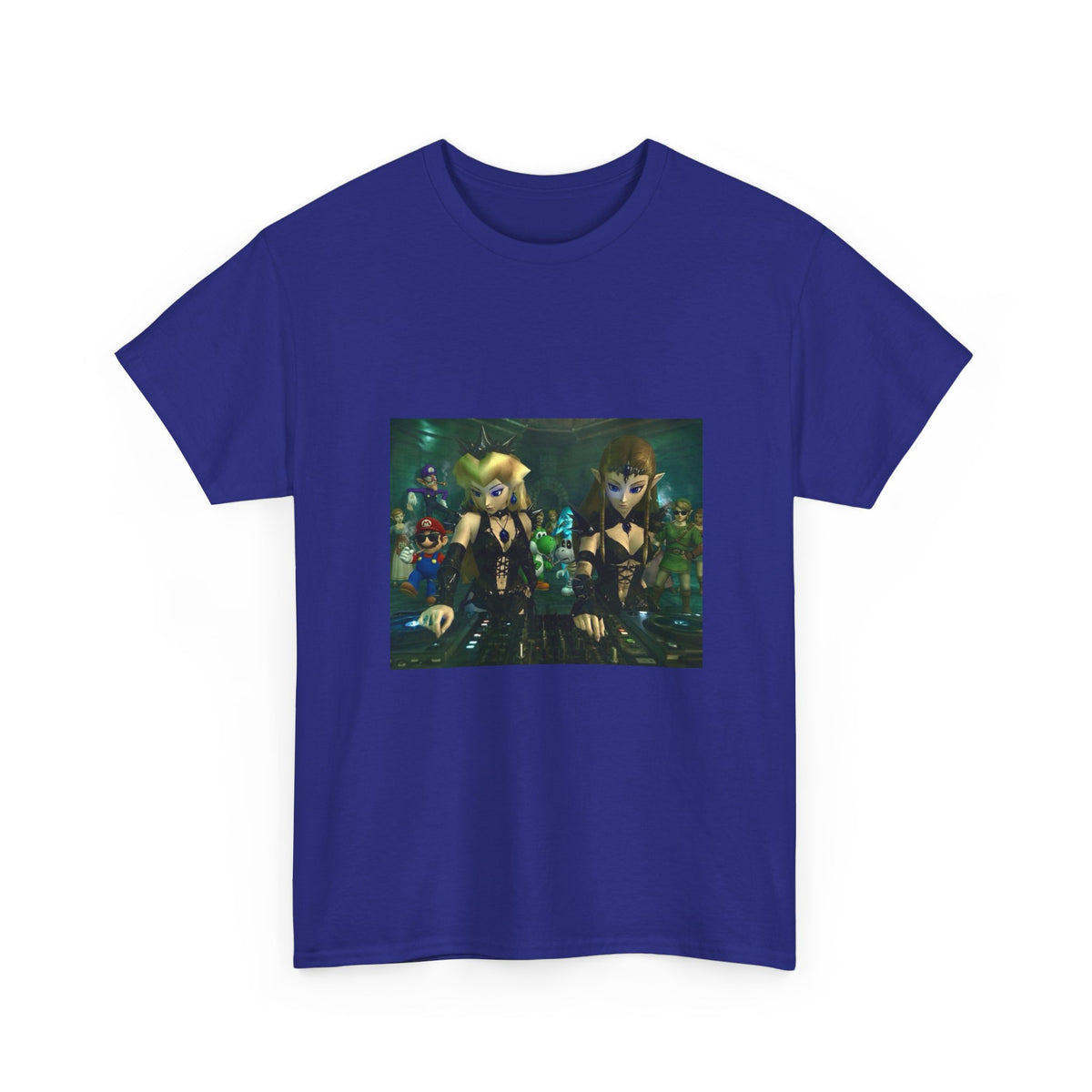 Princess Peach and Zelda DJing with Friends Tee