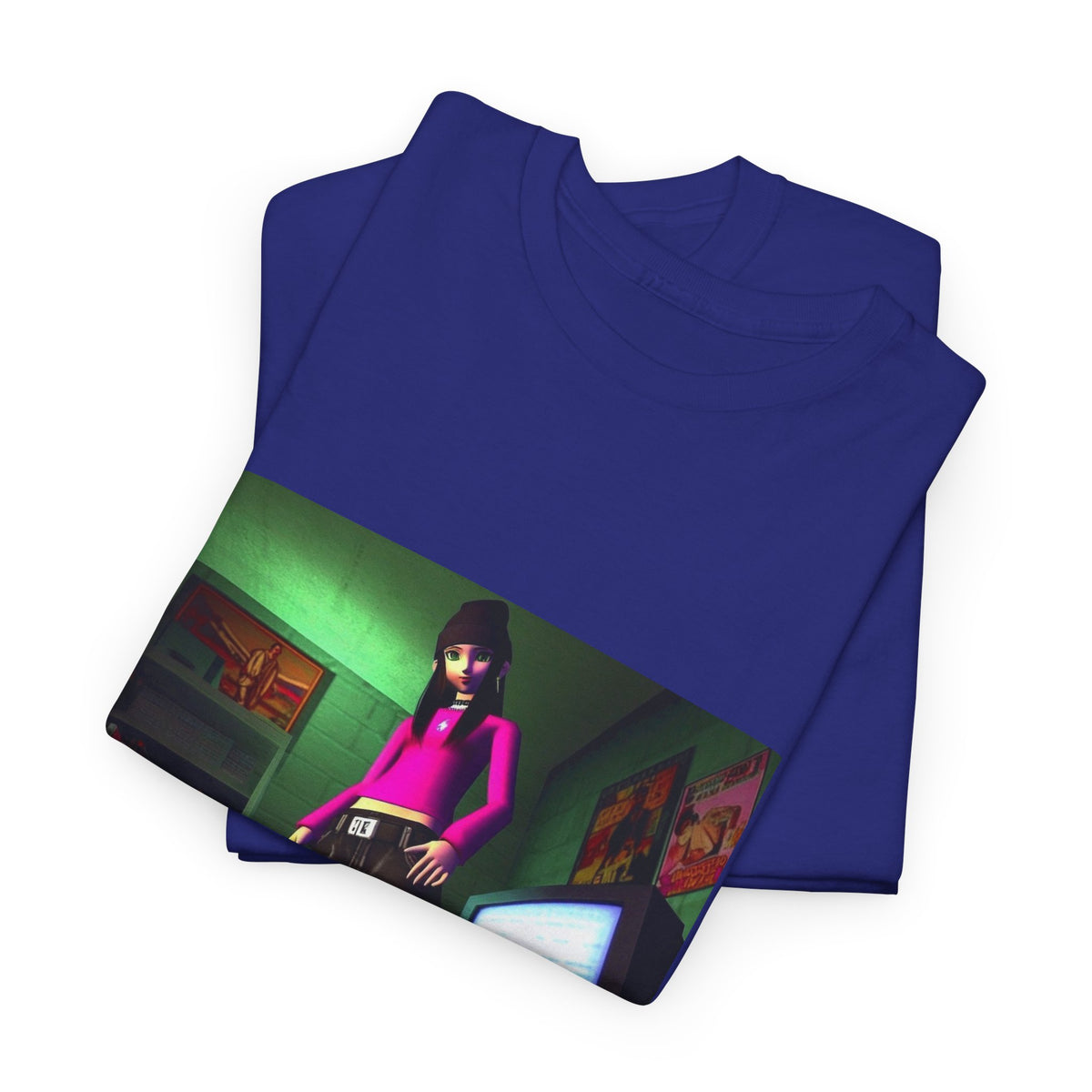 Y2K Vibe Girl In Her Room Tee