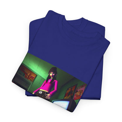 Y2K Vibe Girl In Her Room Tee