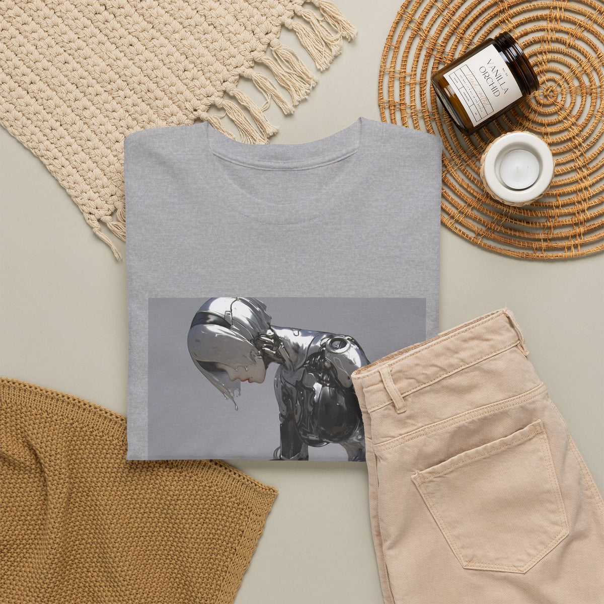 Liquid Chrome Flow Tee