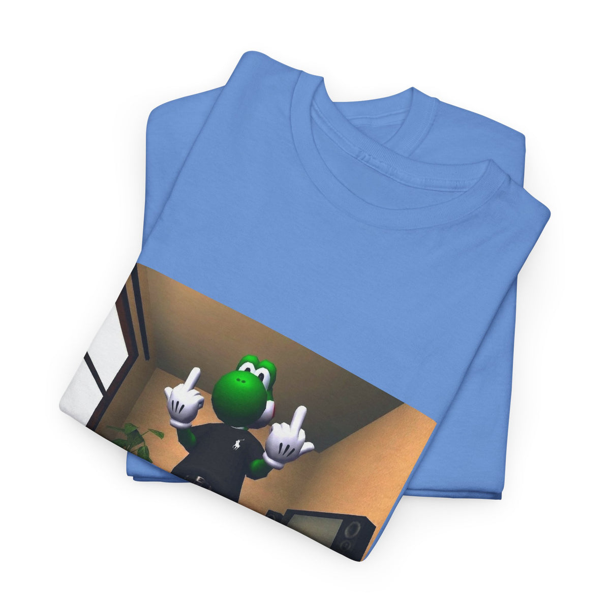 Yoshi Flipping Off In The Living Room Tee