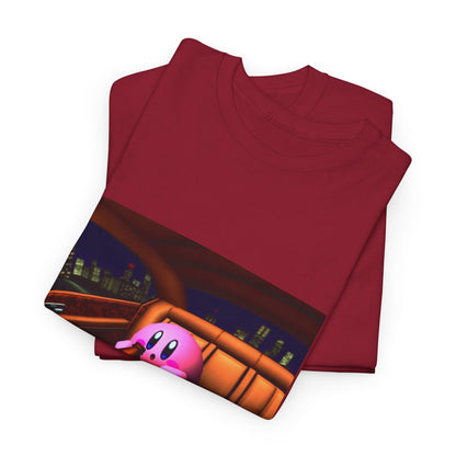 Kirby Sipping Lean In The Car Tee