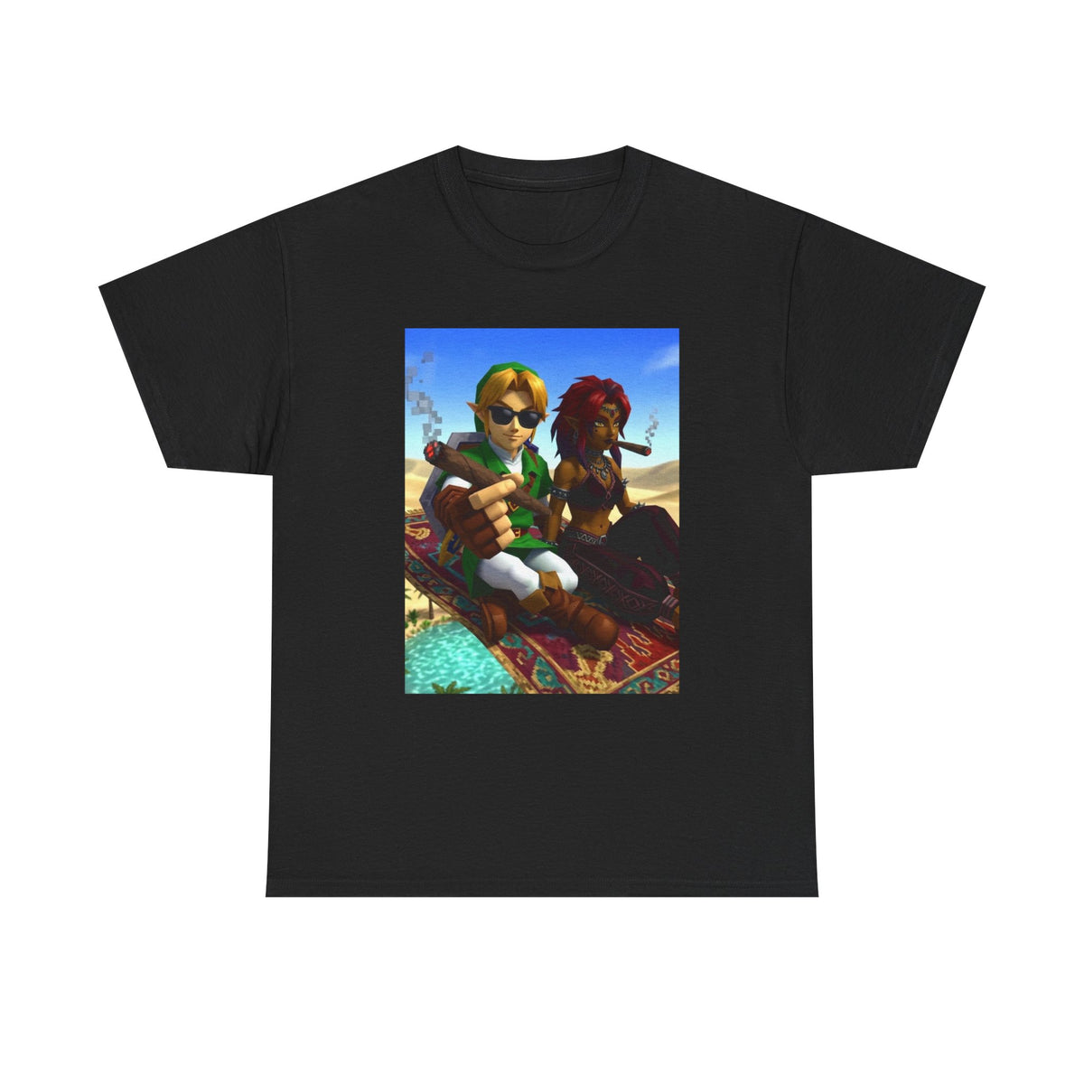 Link and Urbosa Hotbox Magic Carpet Tee