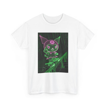 Wireframe Kuromi Skates And Flips The Bird