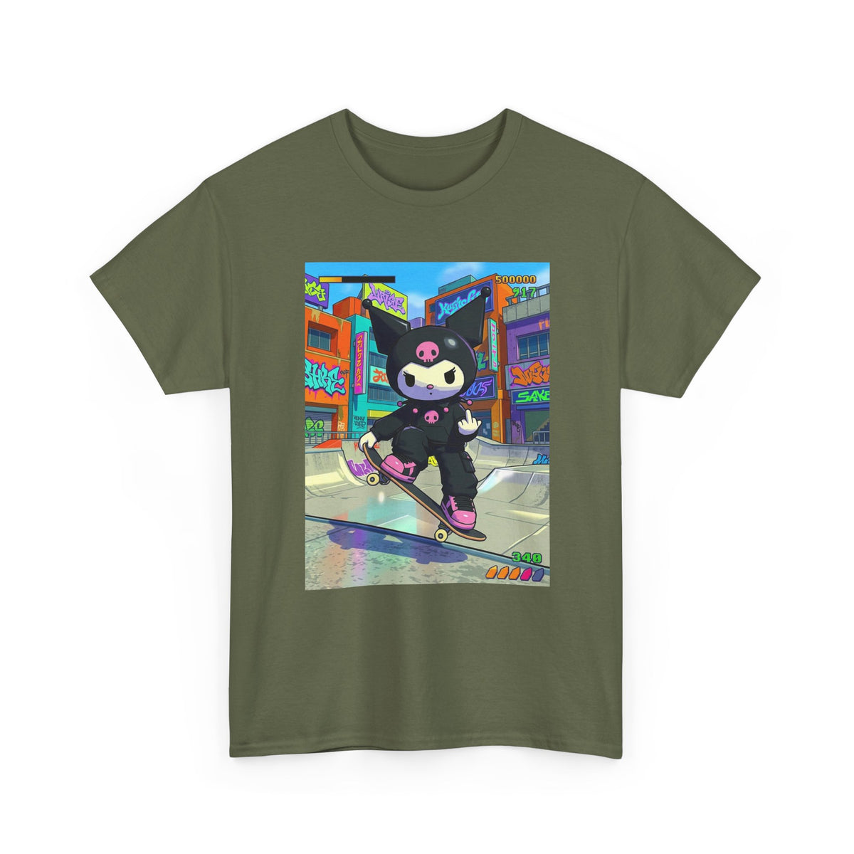 Skater Kuromi Flips Off The Streets