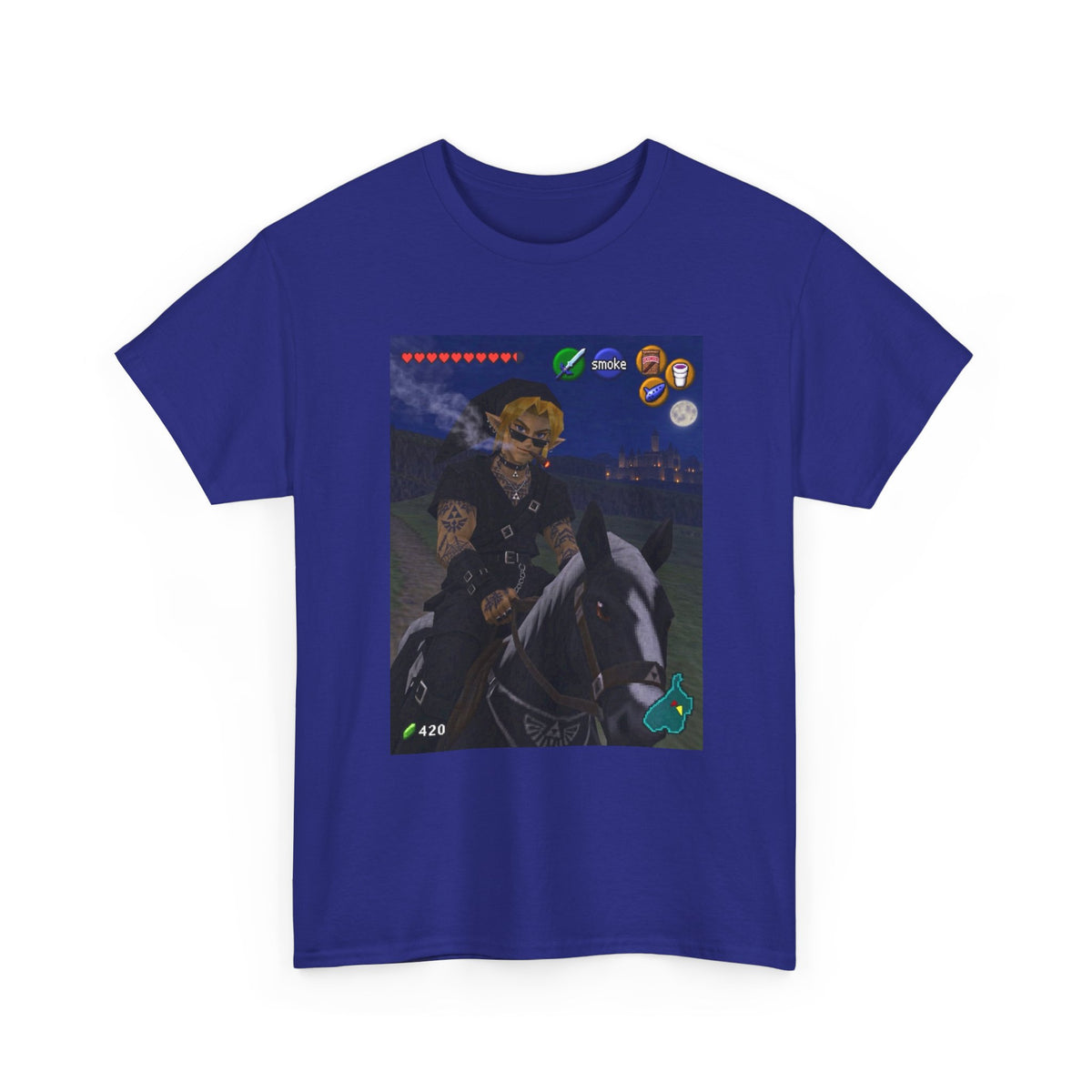 Goth Link Smoking On Epona